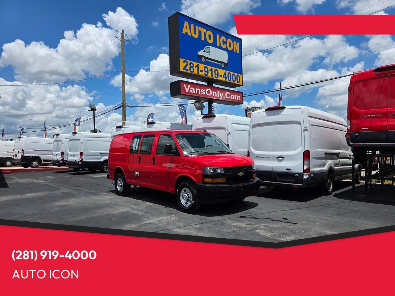 2021 Chevrolet Express Cargo Van Base — Cargo Van — 112,089 mi — Houston, TX