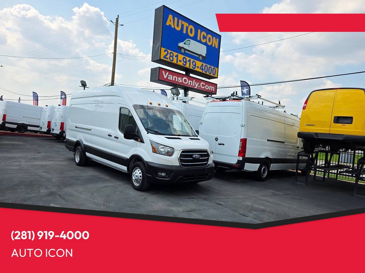 2020 Ford Transit Cargo Van T-350 HD — Cargo Van — 140,229 mi — Houston, TX