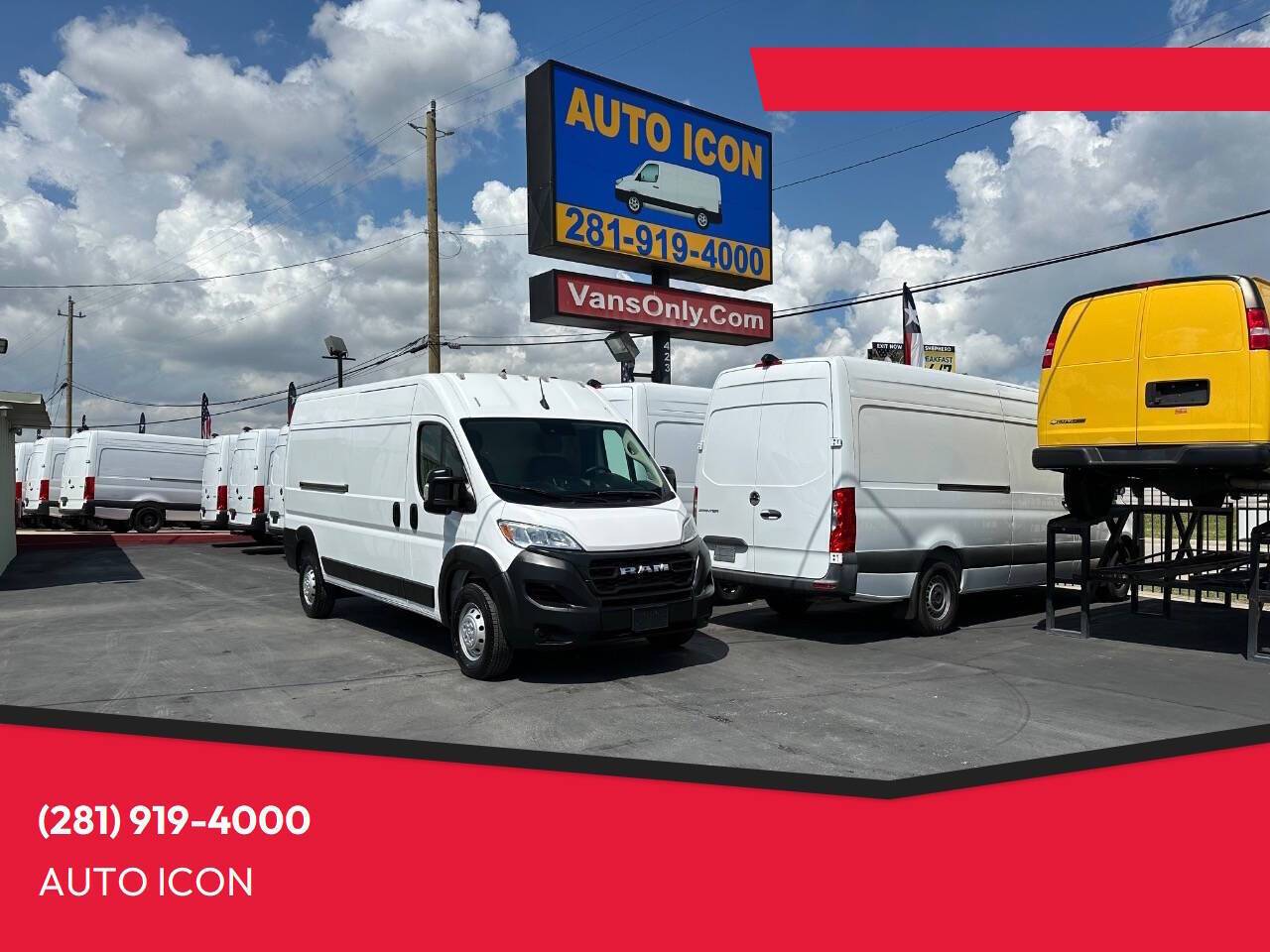 2023 Ram ProMaster Cargo Van 2500 — Cargo Van — 166,090 mi — Houston, TX