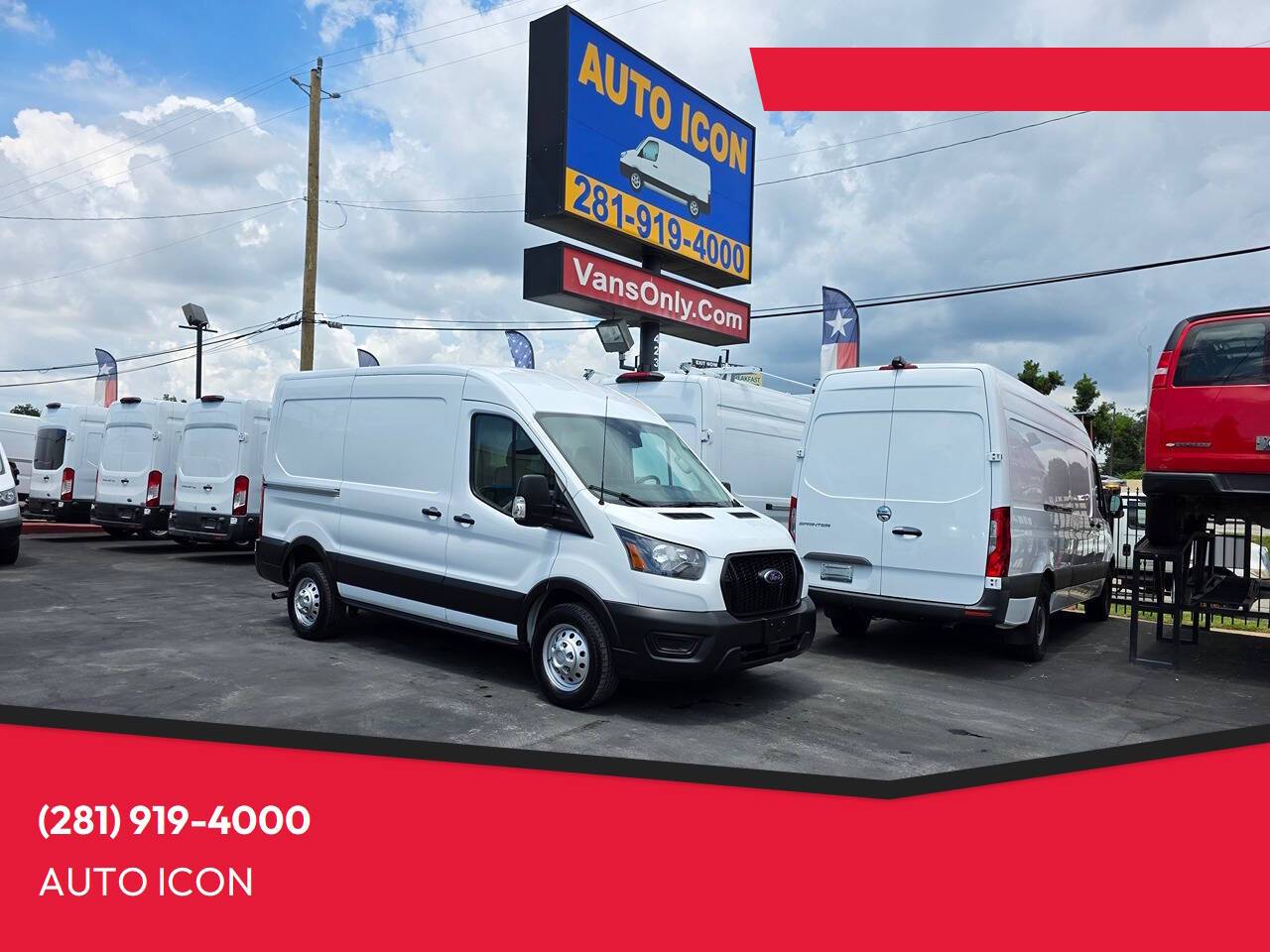 2023 Ford Transit Cargo Van T-150 — Cargo Van — 82,271 mi — Houston, TX
