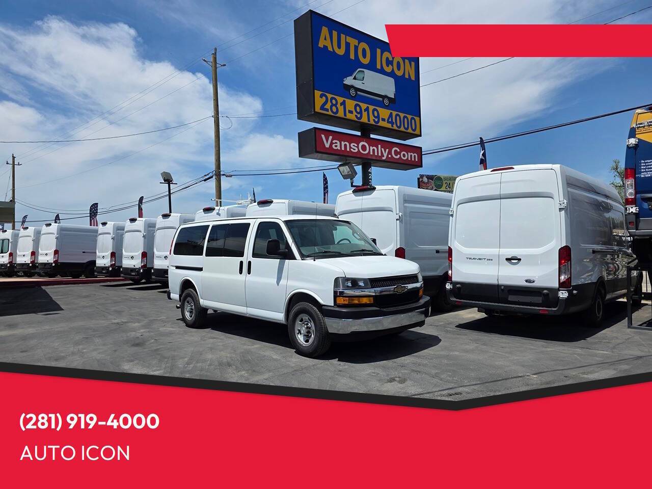 2018 Chevrolet Express Passenger LT — Passenger Van — 90,739 mi — Houston, TX
