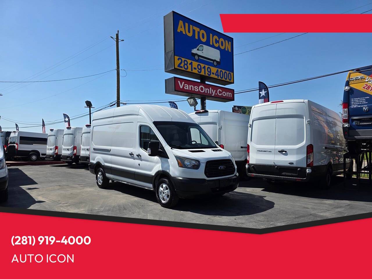 2017 Ford Transit Cargo Van T-250 — Cargo Van — 70,218 mi — Houston, TX