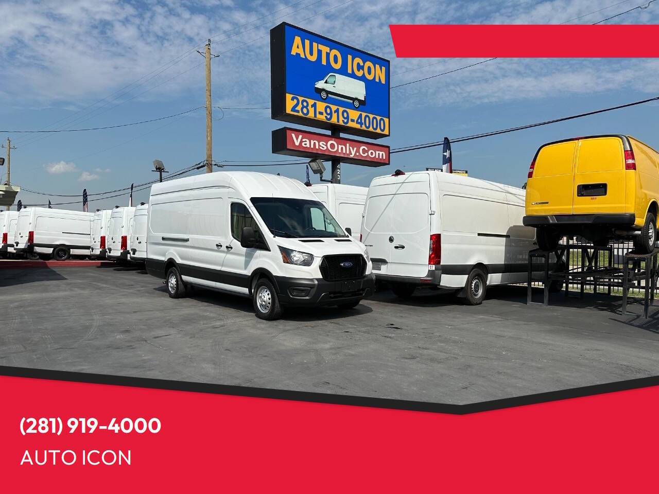 2023 Ford Transit Cargo Van T-250 — Cargo Van — 76,010 mi — Houston, TX