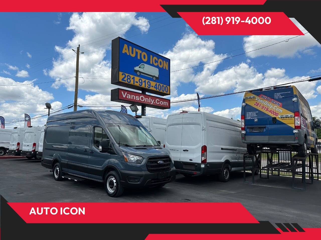 2020 Ford Transit Cargo Van T-250 — Cargo Van — 54,662 mi — Houston, TX