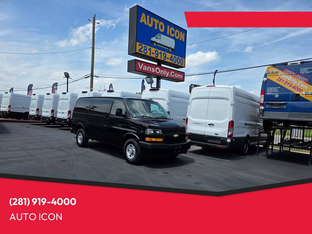 2019 Chevrolet Express Cargo Van Base — Cargo Van — 43,590 mi — Houston, TX