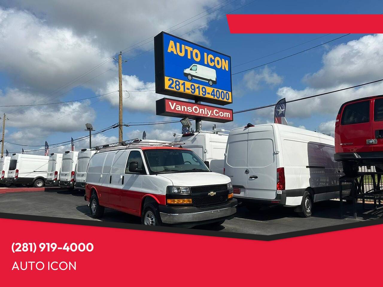 2018 Chevrolet Express Cargo Van Base — Cargo Van — 109,212 mi — Houston, TX