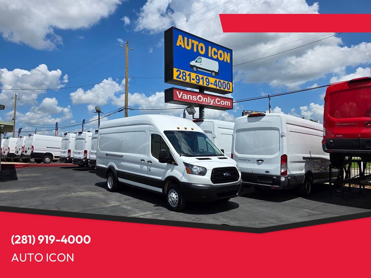 2019 Ford Transit Cargo Van T-350 HD — Cargo Van — 120,972 mi — Houston, TX