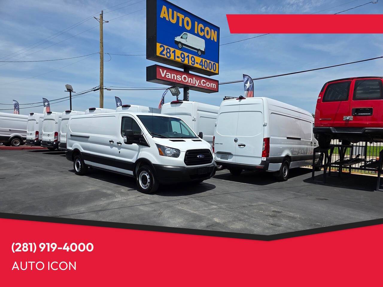 2019 Ford Transit Cargo Van T-150 — Cargo Van — 100,726 mi — Houston, TX