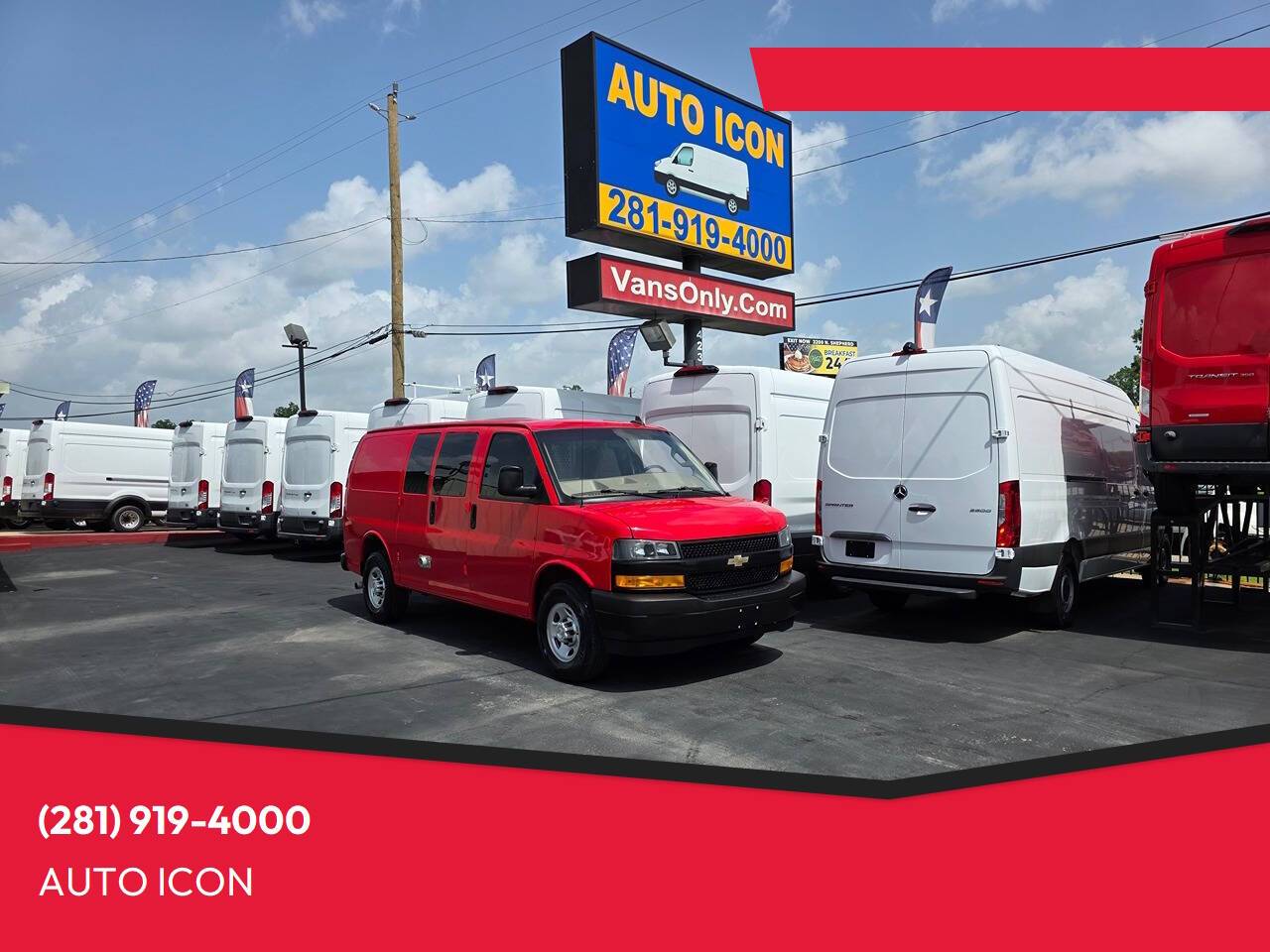2019 Chevrolet Express Cargo Van Base — Cargo Van — 101,492 mi — Houston, TX