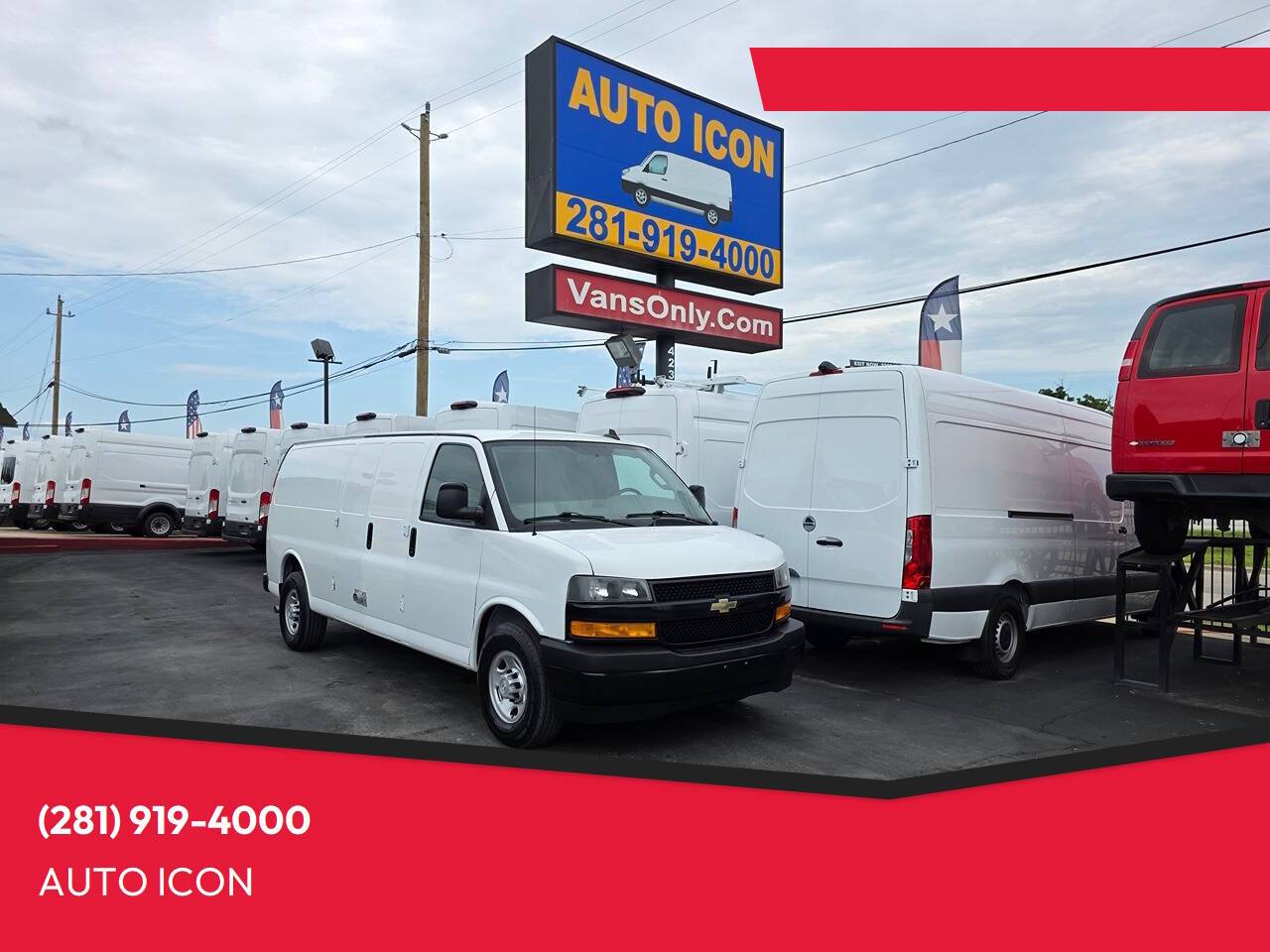 2018 Chevrolet Express Cargo Van Base — Cargo Van — 130,916 mi — Houston, TX