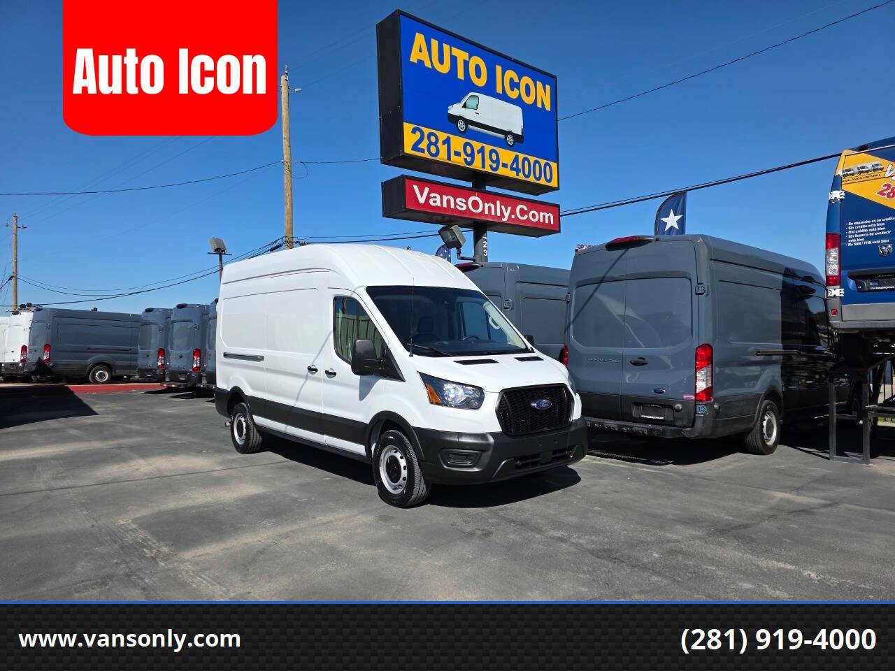 2022 Ford Transit Cargo Van T-250 — Cargo Van — 45,355 mi — Houston, TX