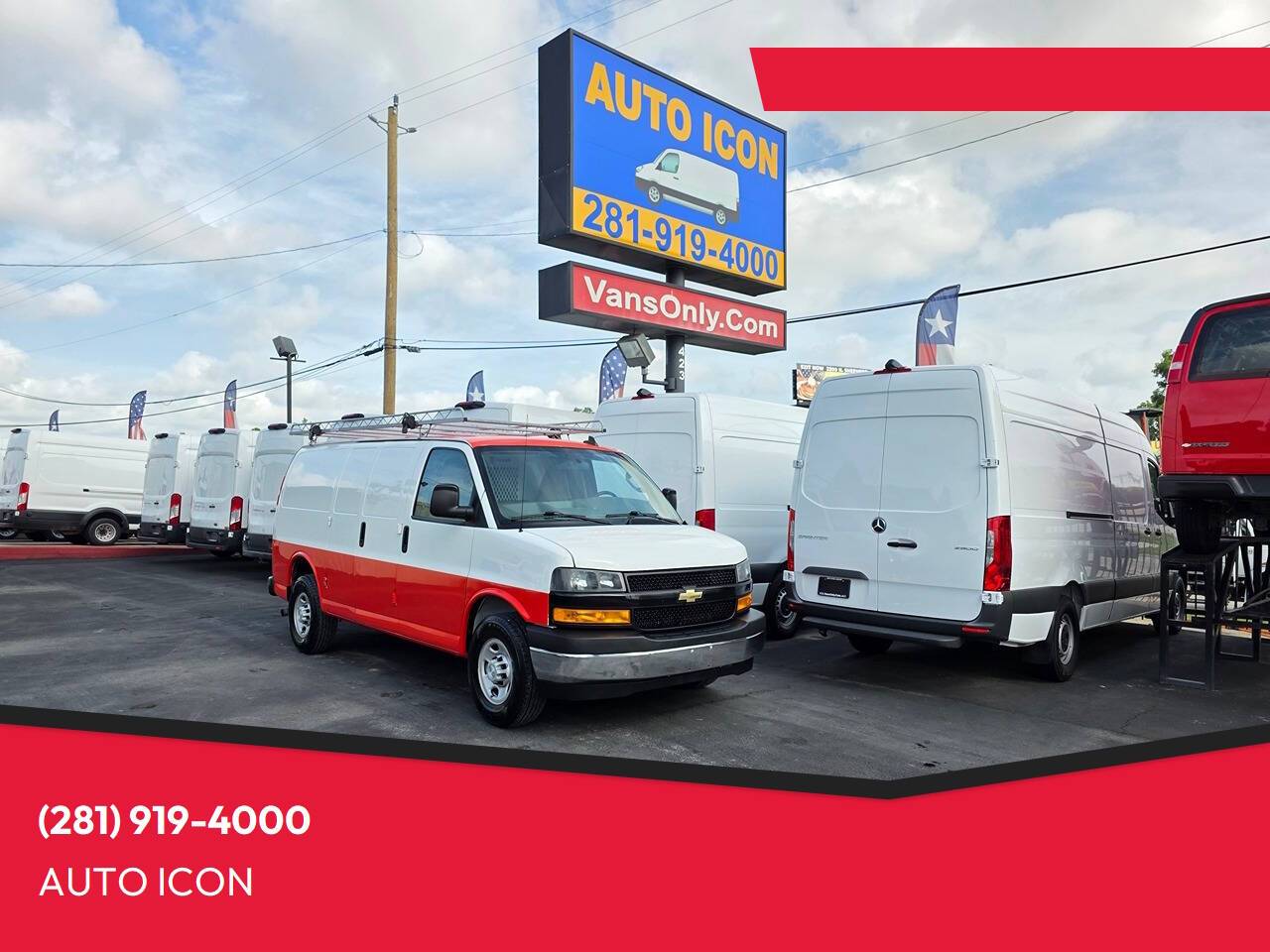 2018 Chevrolet Express Cargo Van Base — Cargo Van — 144,798 mi — Houston, TX