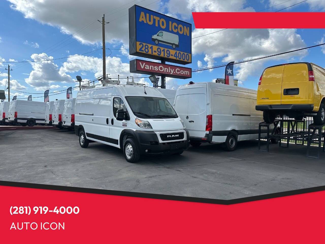 2022 Ram ProMaster Cargo Van 2500 — Cargo Van — 76,888 mi — Houston, TX
