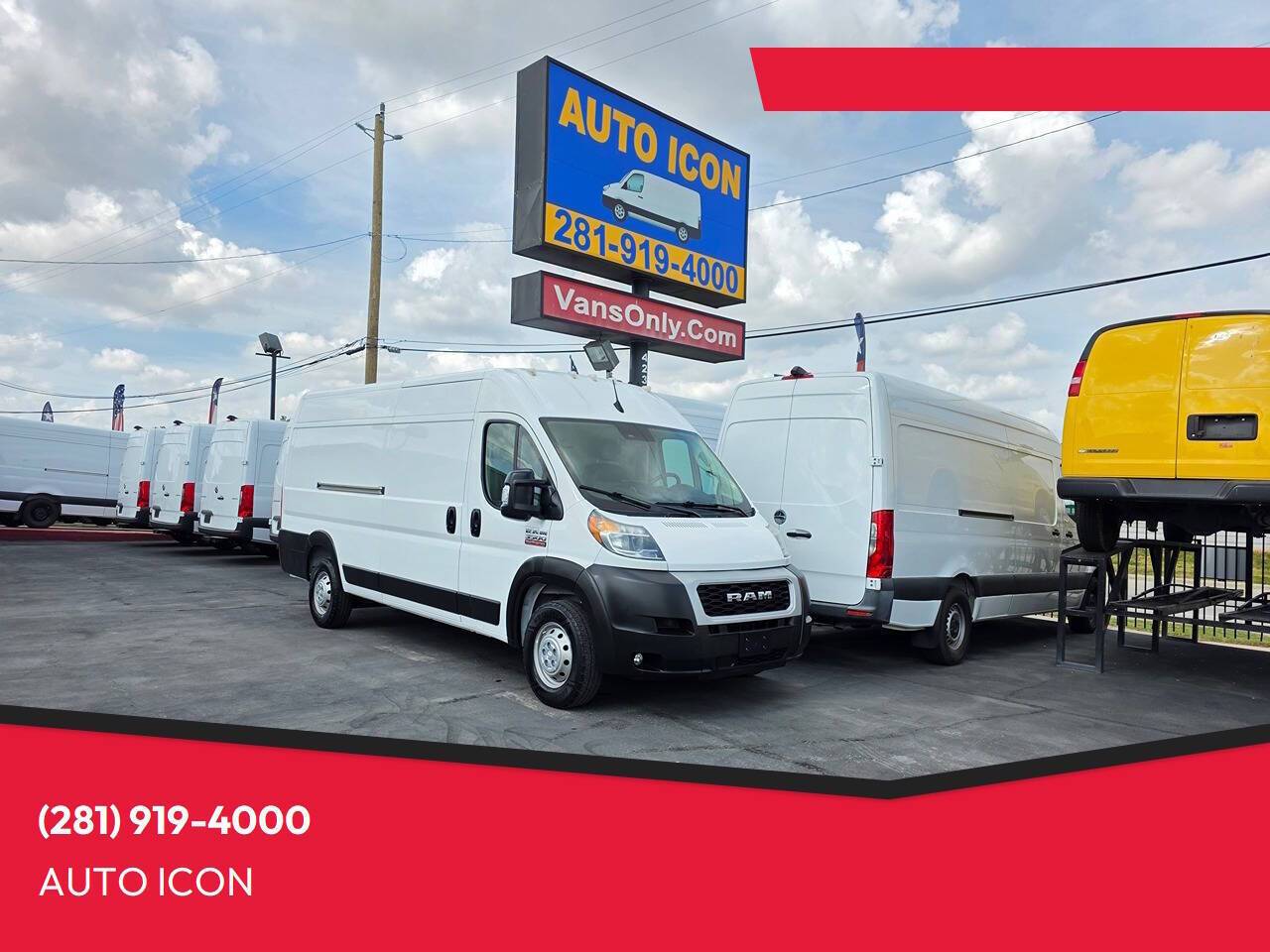 2022 Ram ProMaster Cargo Van 3500 — Cargo Van — 123,316 mi — Houston, TX