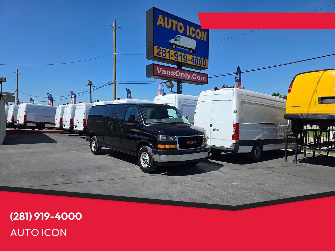 2023 GMC Savana Cargo Van Base — Cargo Van — 95,989 mi — Houston, TX