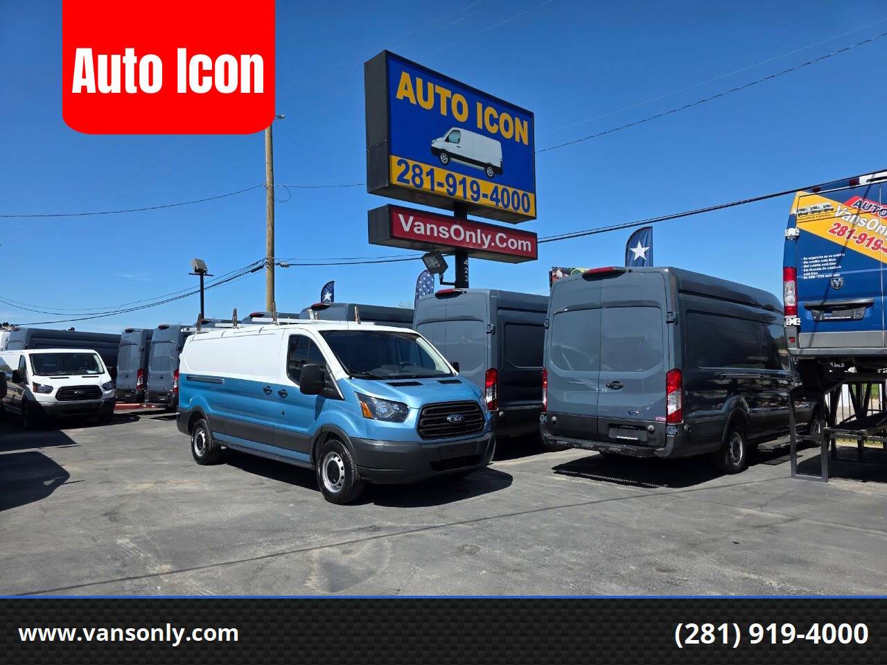 2018 Ford Transit Cargo Van T-250 — Cargo Van — 89,089 mi — Houston, TX
