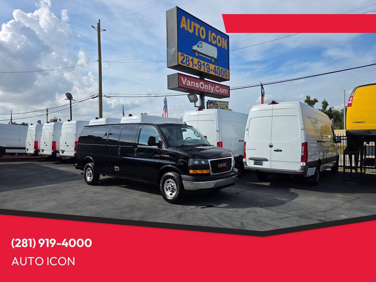 2023 GMC Savana Cargo Van Base — Cargo Van — 103,123 mi — Houston, TX