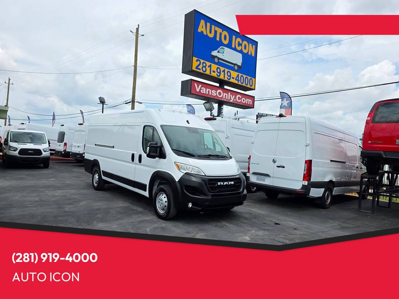2023 Ram ProMaster Cargo Van 3500 — Cargo Van — 103,361 mi — Houston, TX
