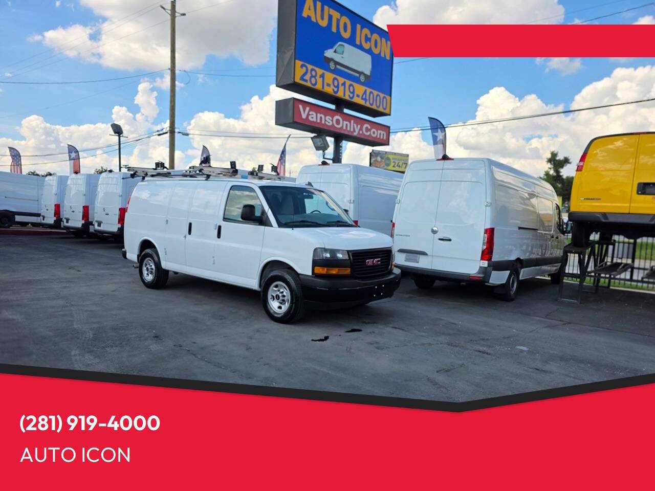 2021 GMC Savana Cargo Van Base — Cargo Van — 91,319 mi — Houston, TX
