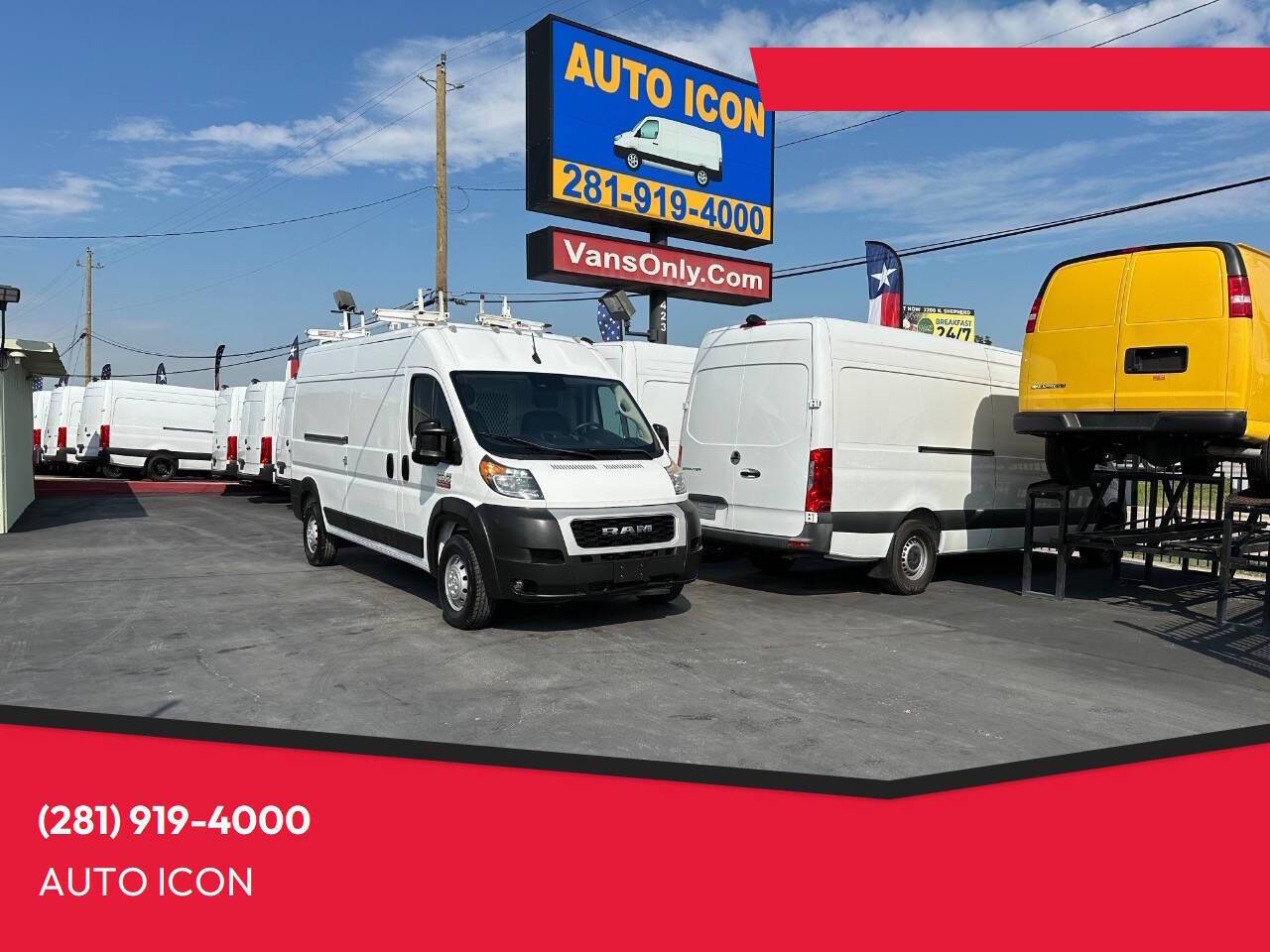 2022 Ram ProMaster Cargo Van 2500 — Cargo Van — 76,886 mi — Houston, TX