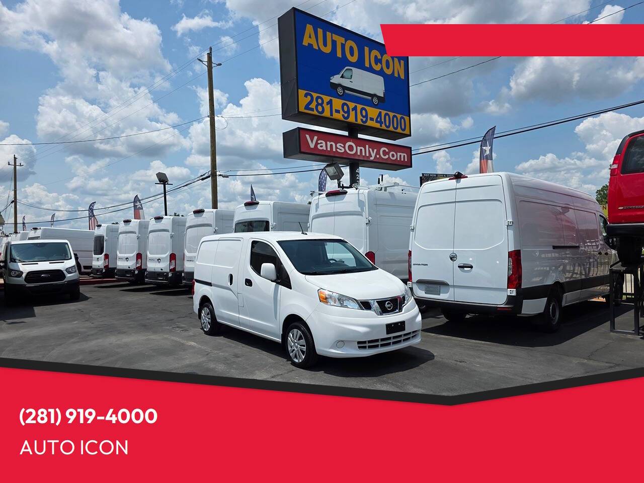 2020 Nissan NV200 Compact Cargo SV — Cargo Van — 119,407 mi — Houston, TX