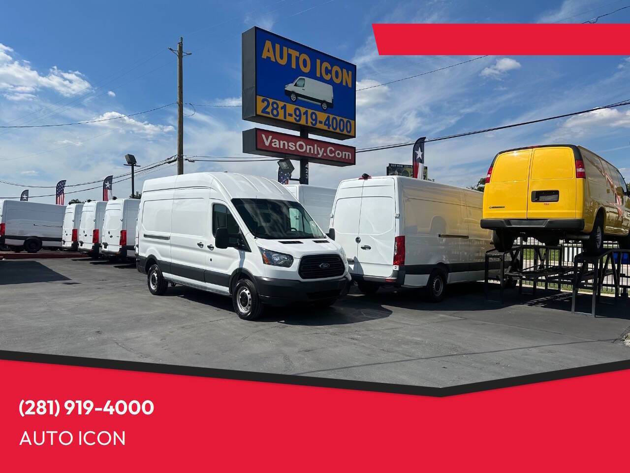 2015 Ford Transit Cargo Van T-350 — Cargo Van — 204,924 mi — Houston, TX