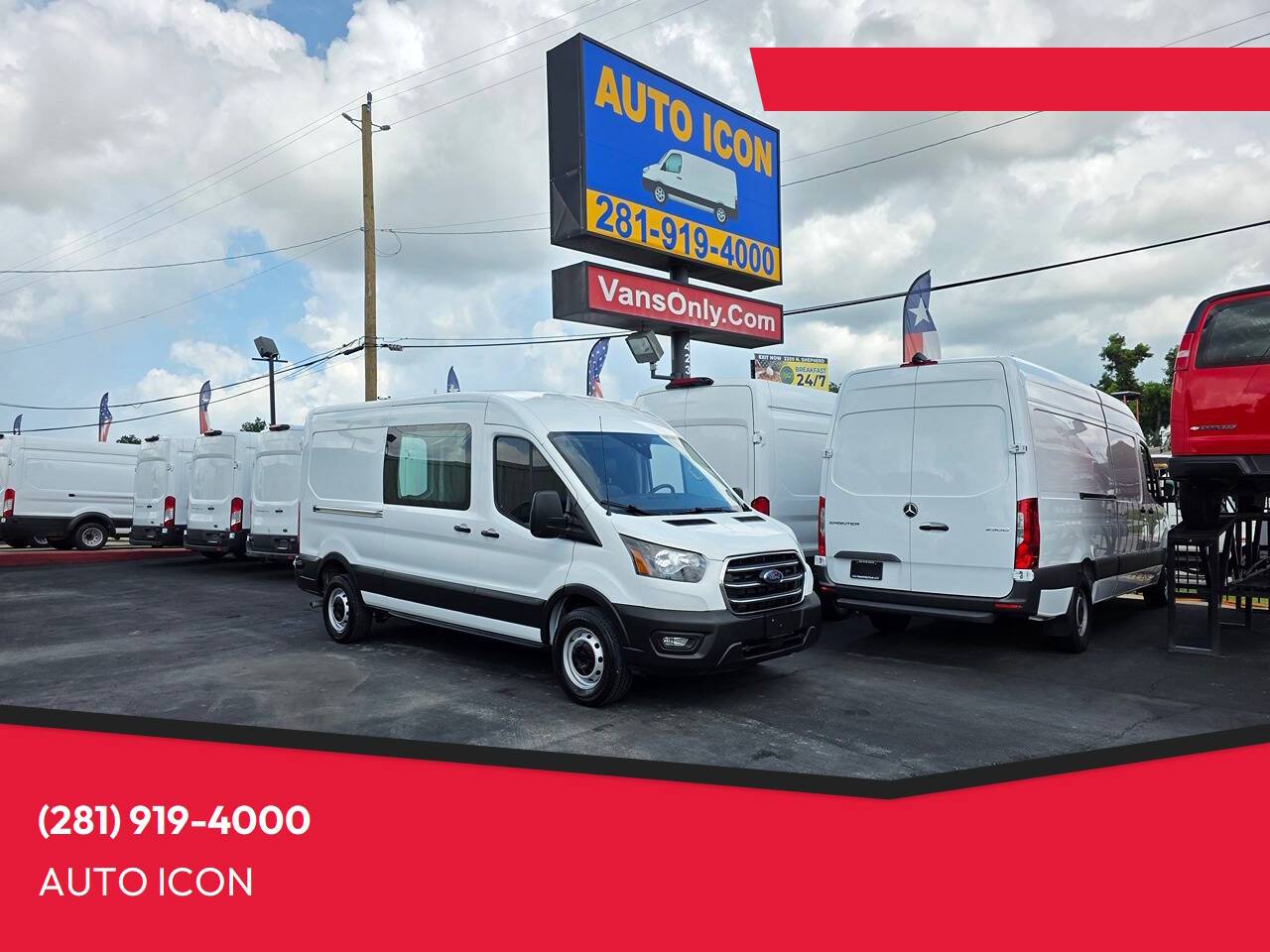 2020 Ford Transit Cargo Van T-250 — Cargo Van — 90,319 mi — Houston, TX