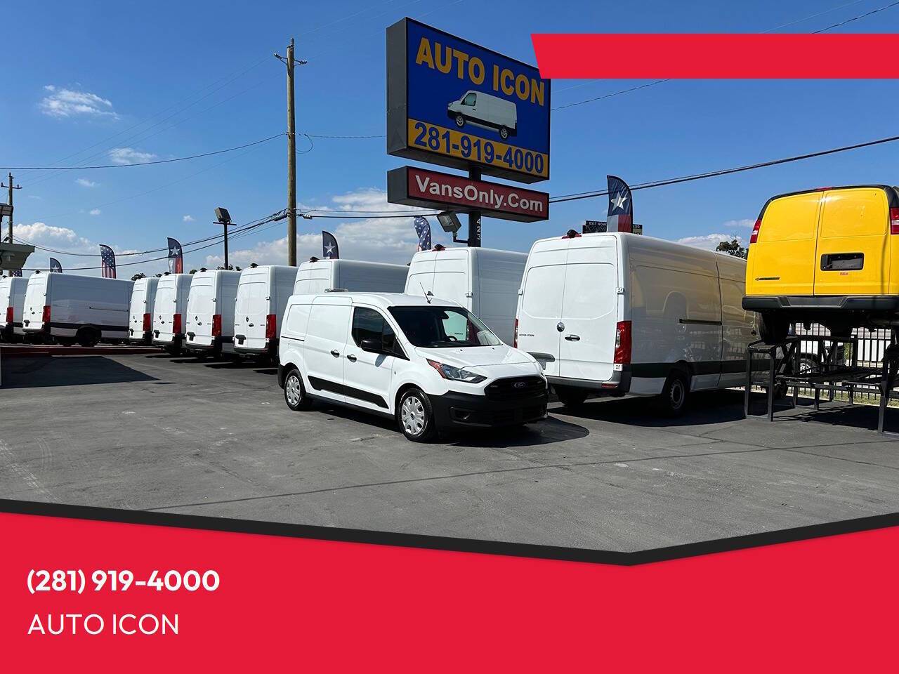 2022 Ford Transit Connect Van XL — Cargo Van — 63,101 mi — Houston, TX