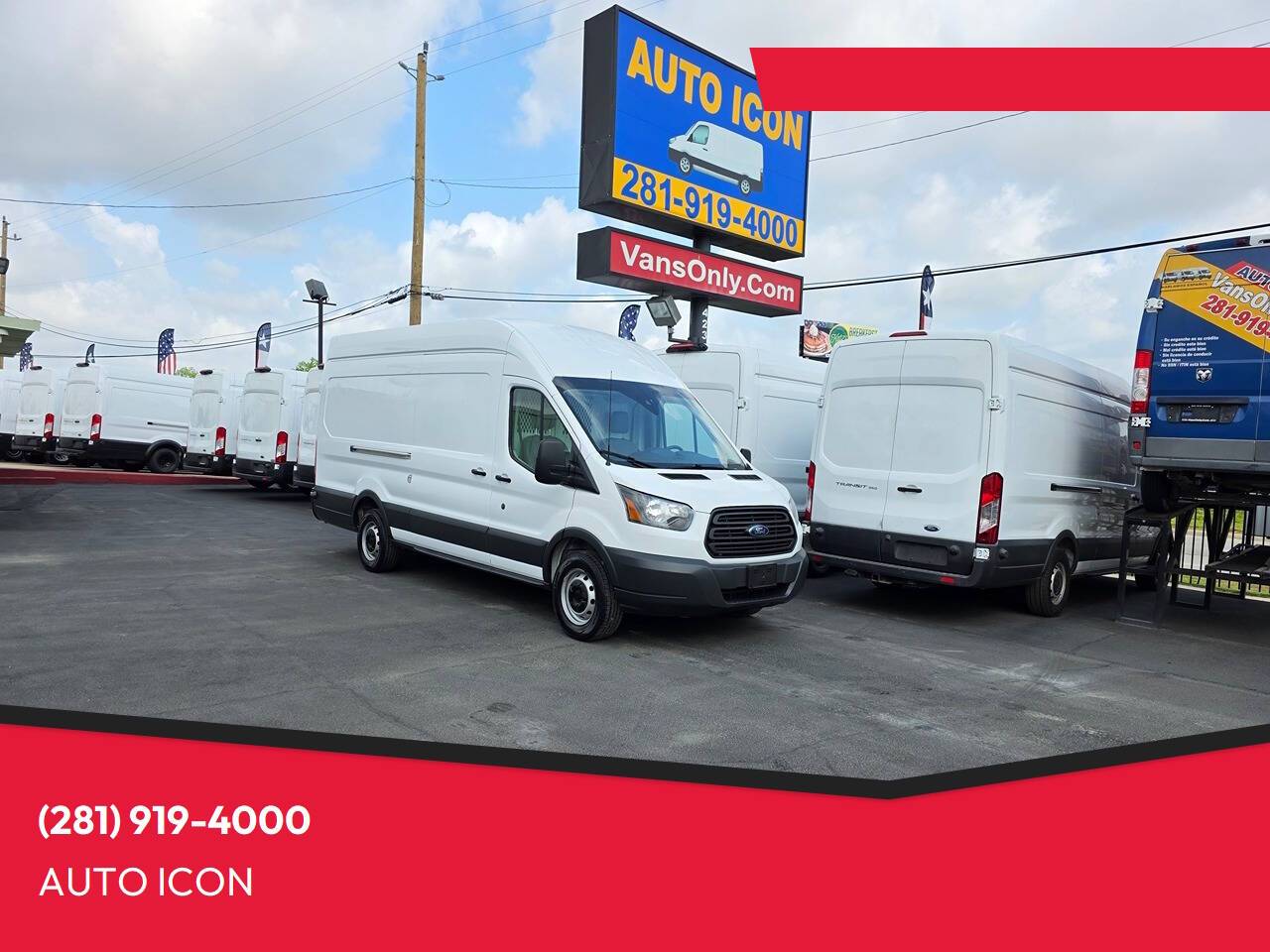 2018 Ford Transit Cargo Van T-350 — Cargo Van — 109,897 mi — Houston, TX