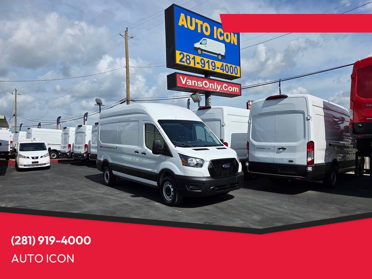 2023 Ford Transit Cargo Van T-250 — Cargo Van — 75,188 mi — Houston, TX