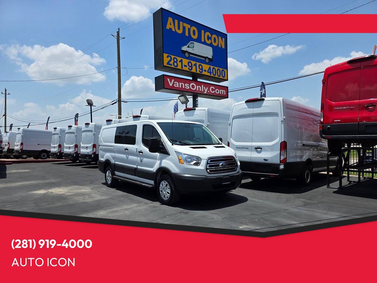 2018 Ford Transit Cargo Van T-250 — Cargo Van — 44,825 mi — Houston, TX