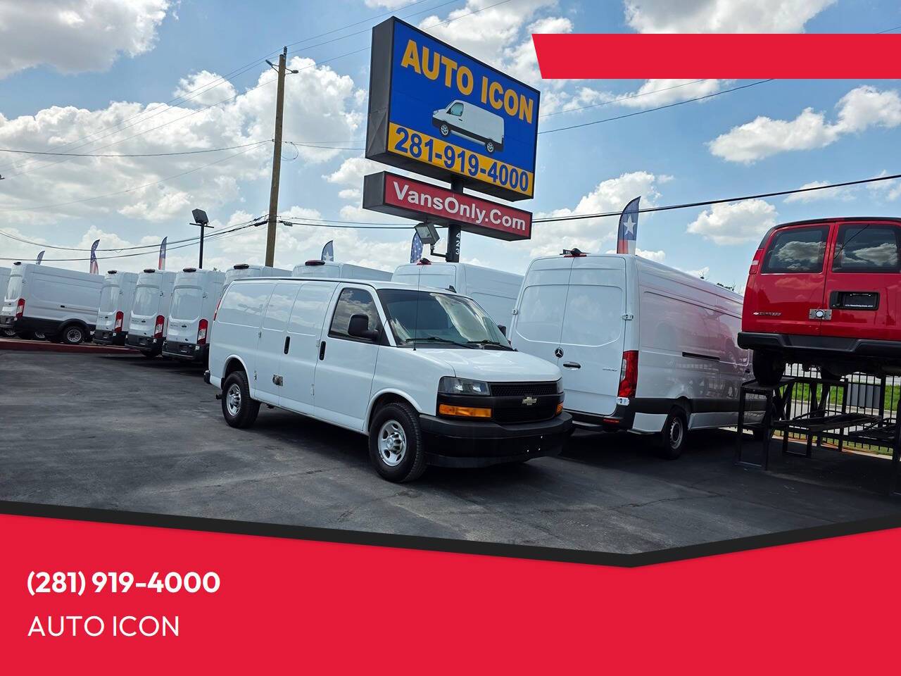 2018 Chevrolet Express Cargo Van Base — Cargo Van — 130,908 mi — Houston, TX