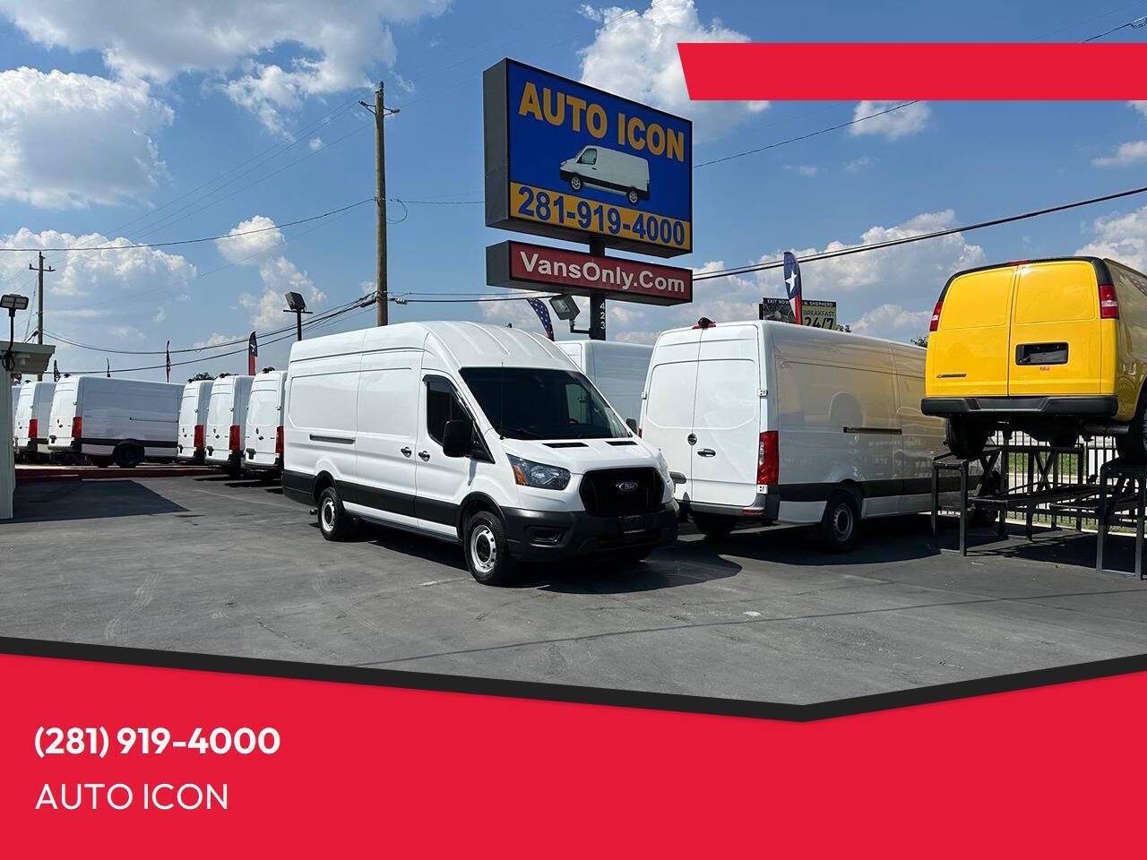 2023 Ford Transit Cargo Van T-250 — Cargo Van — 101,081 mi — Houston, TX