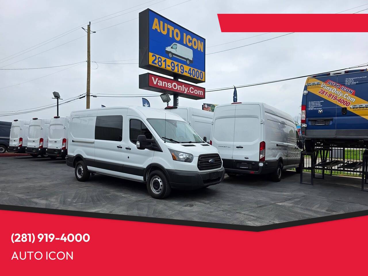 2018 Ford Transit Cargo Van T-350 — Cargo Van — 71,922 mi — Houston, TX