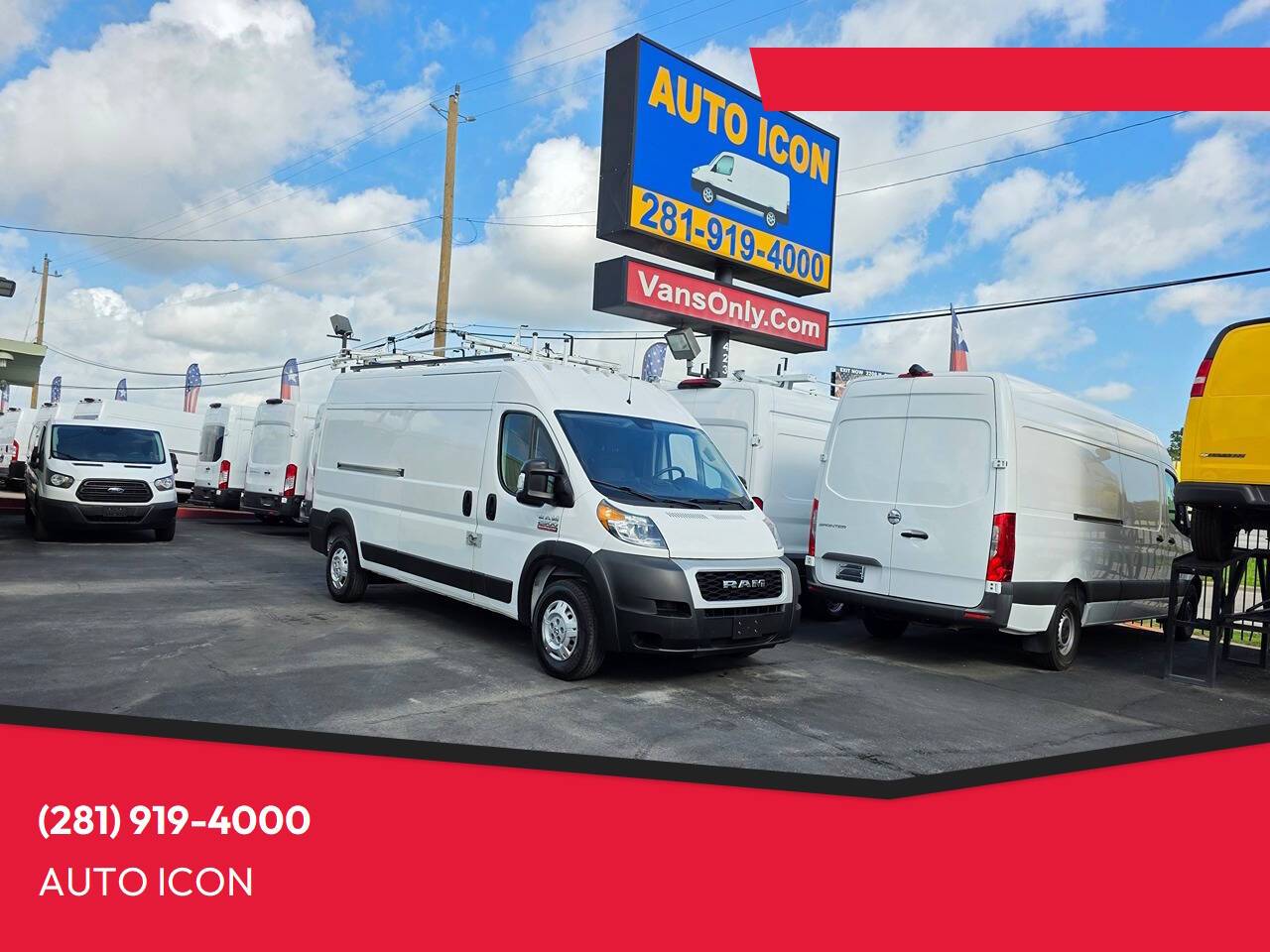 2019 Ram ProMaster Cargo Van 2500 — Cargo Van — 120,563 mi — Houston, TX