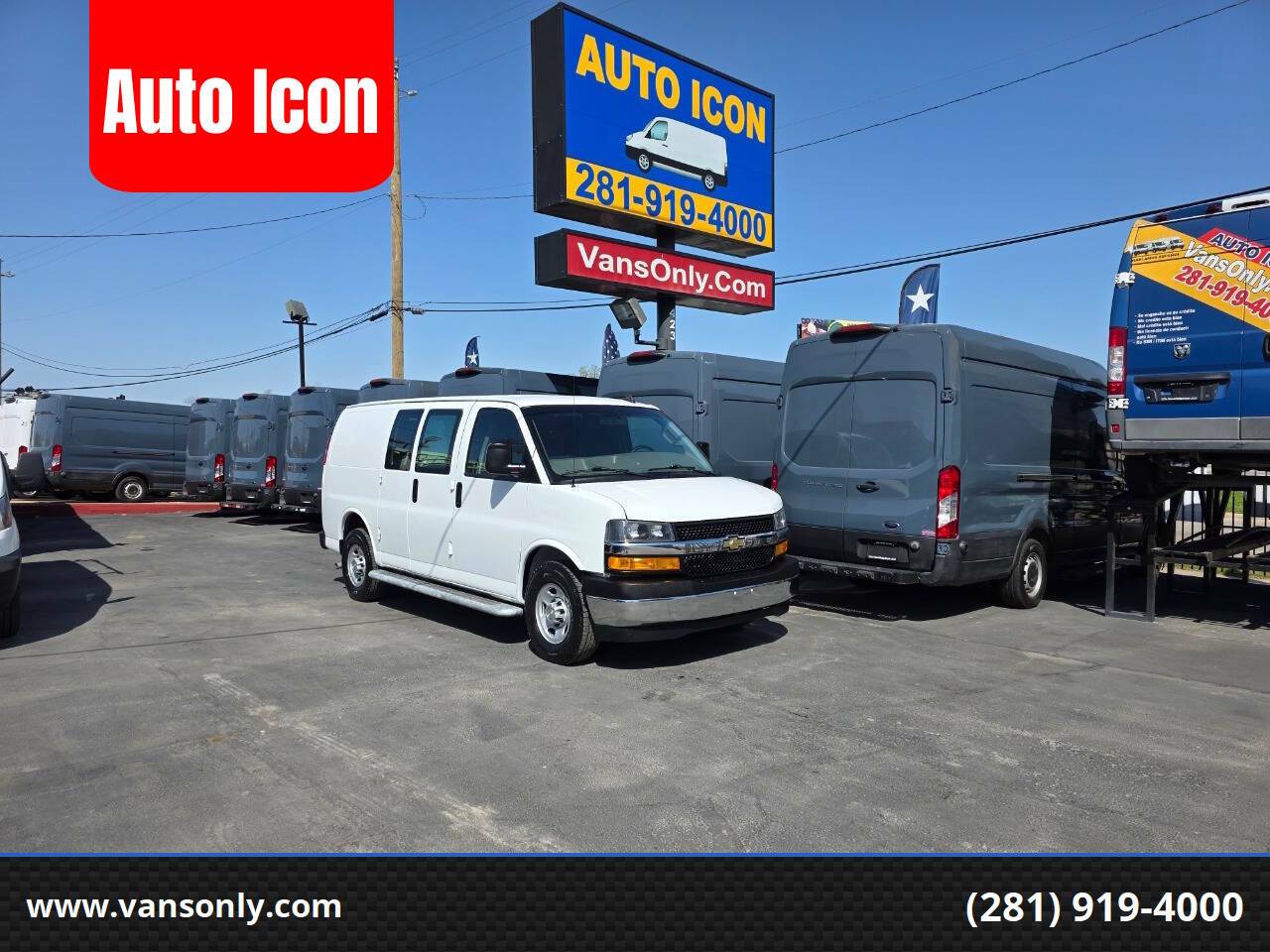 2020 Chevrolet Express Cargo Van Base — Cargo Van — 100,139 mi — Houston, TX
