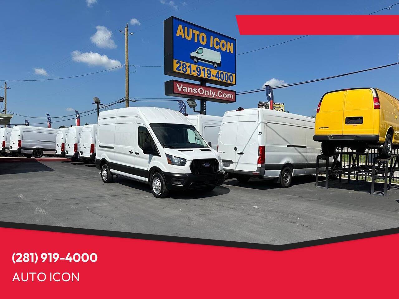 2023 Ford Transit Cargo Van T-250 — Cargo Van — 37,592 mi — Houston, TX