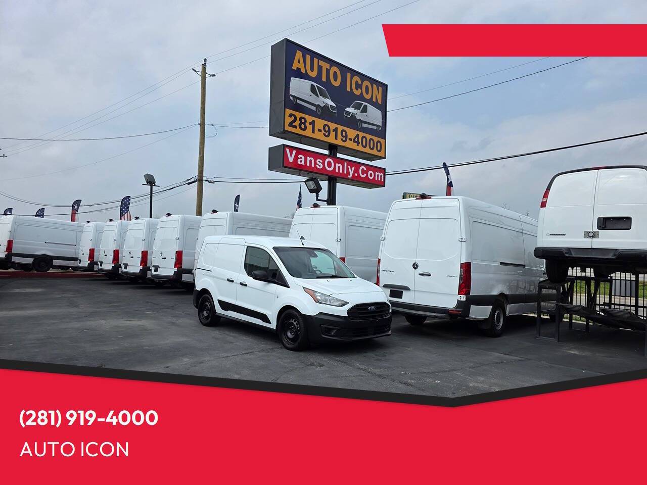 2022 Ford Transit Connect Van XL — Cargo Van — 99,759 mi — Houston, TX
