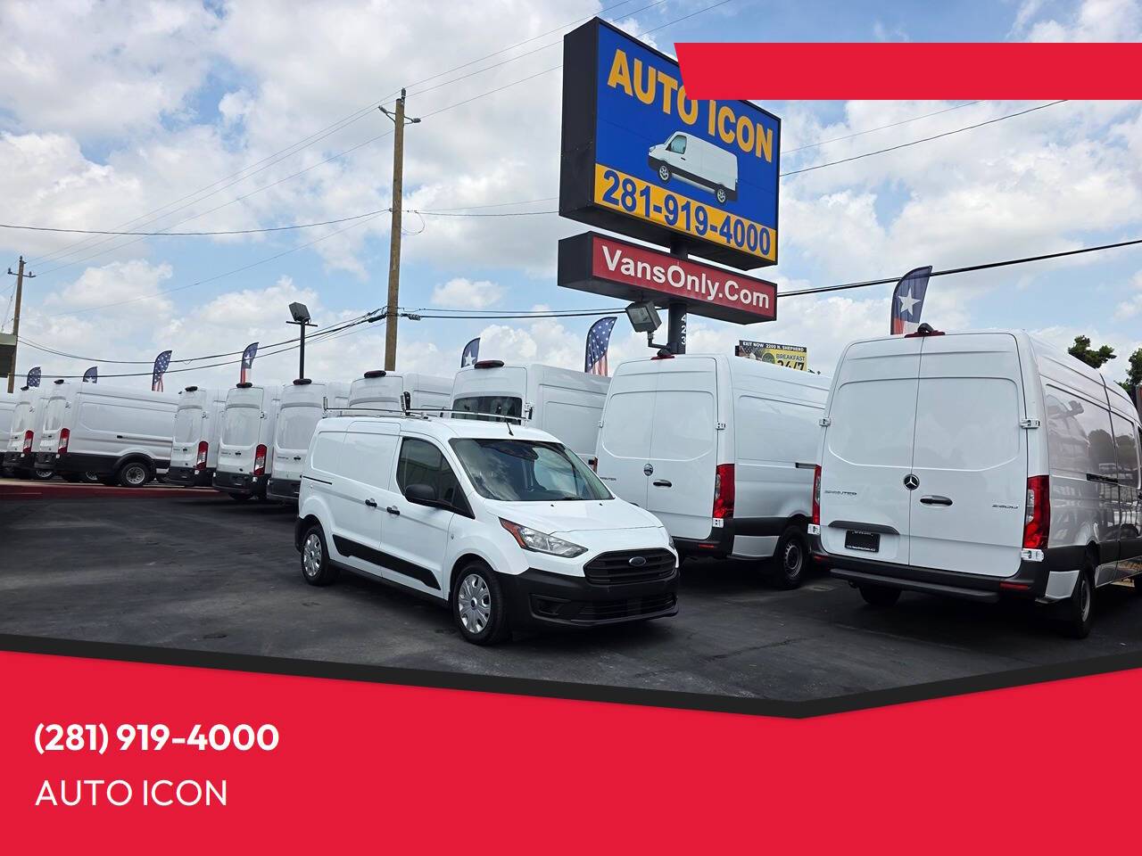 2022 Ford Transit Connect Van XL — Cargo Van — 109,134 mi — Houston, TX