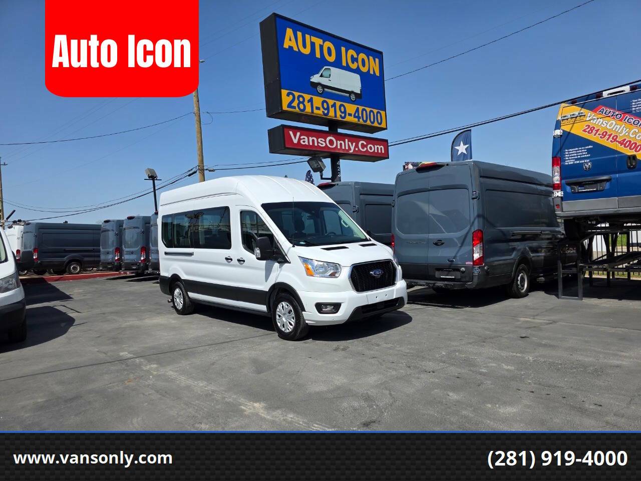 2022 Ford Transit Passenger Wagon T-350 XLT — Passenger Van — 70,205 mi — Houston, TX
