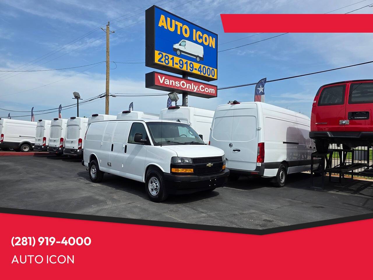 2019 Chevrolet Express Cargo Van Base — Cargo Van — 129,854 mi — Houston, TX