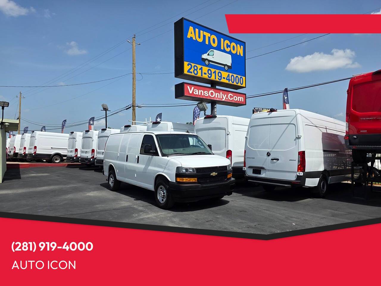 2020 Chevrolet Express Cargo Van Base — Cargo Van — 82,198 mi — Houston, TX
