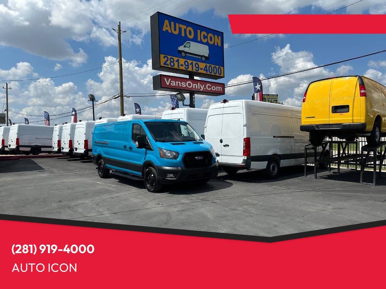 2023 Ford Transit Cargo Van T-350 — Cargo Van — 108,395 mi — Houston, TX