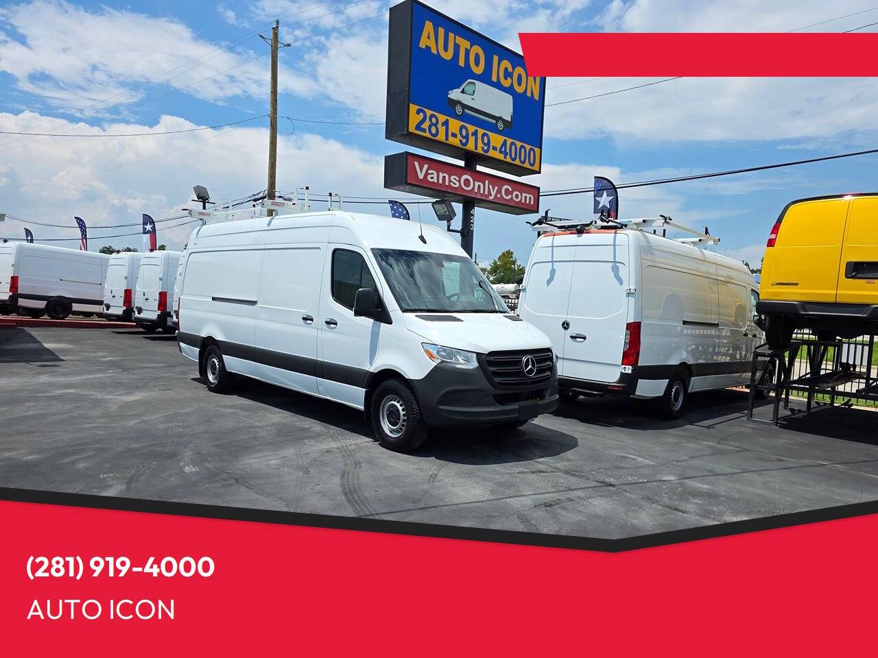 2023 Mercedes-Benz Sprinter Cargo Van 2500 — Cargo Van — 54,969 mi — Houston, TX