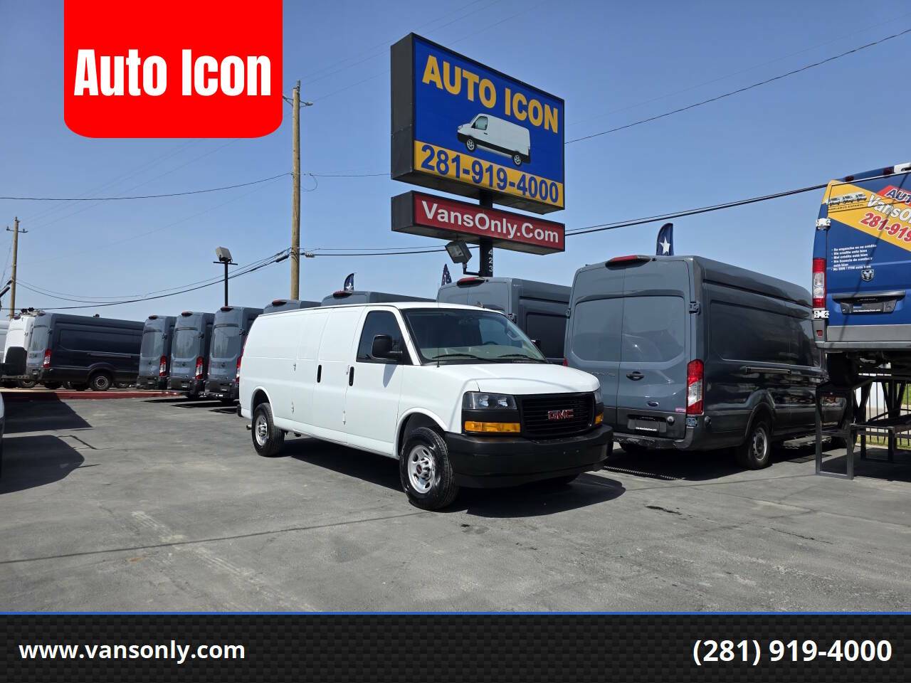 2023 GMC Savana Cargo Van Base — Cargo Van — 70,338 mi — Houston, TX