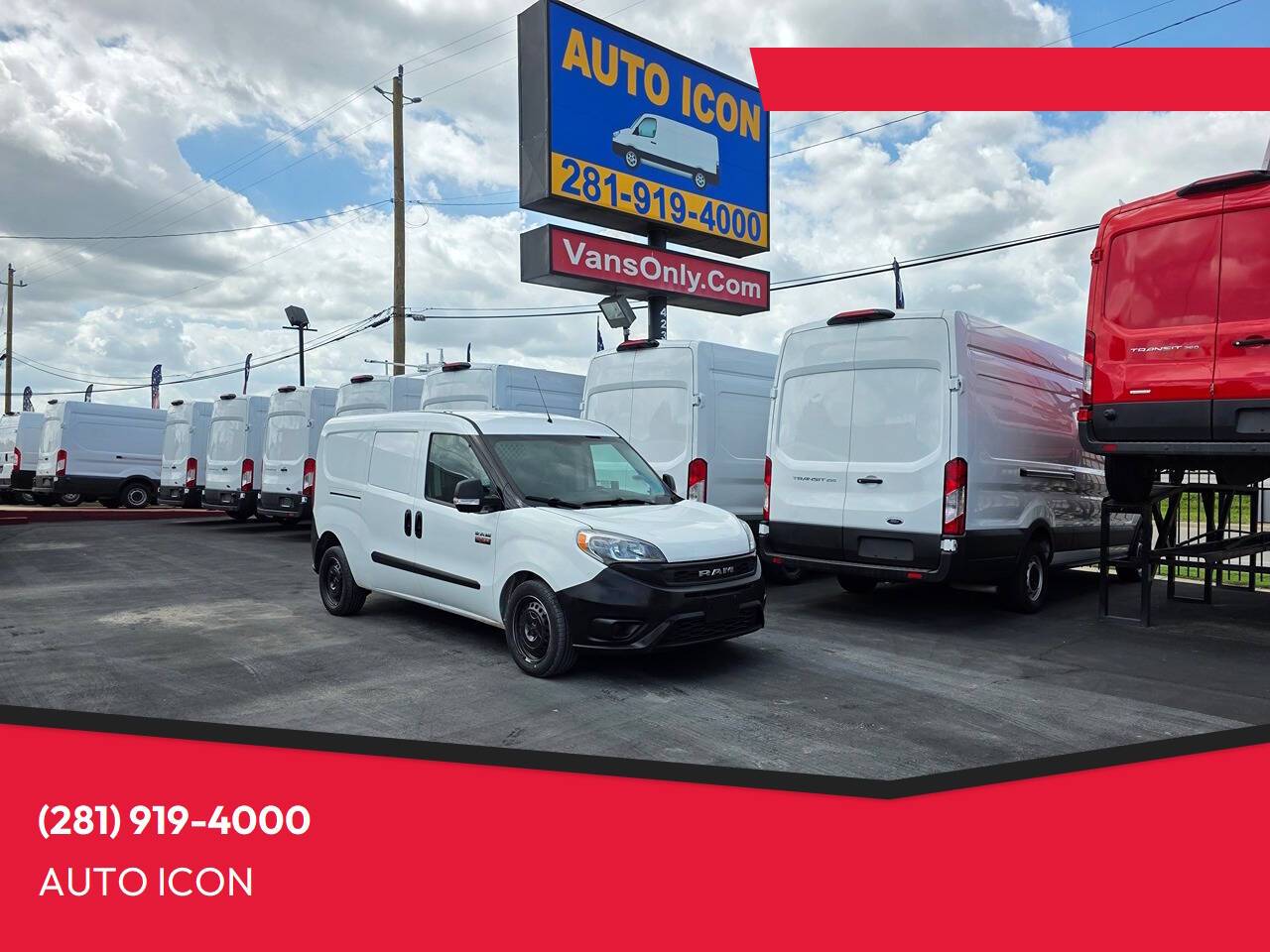 2021 Ram ProMaster City Cargo Van Tradesman — Cargo Van — 93,869 mi — Houston, TX