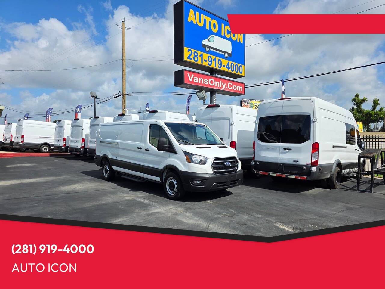 2020 Ford Transit Cargo Van T-250 — Cargo Van — 90,881 mi — Houston, TX