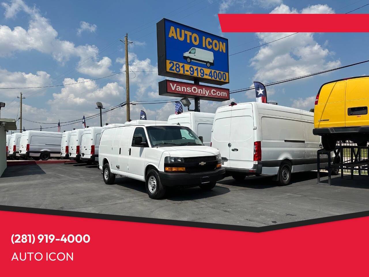 2020 Chevrolet Express Cargo Van Base — Cargo Van — 119,429 mi — Houston, TX