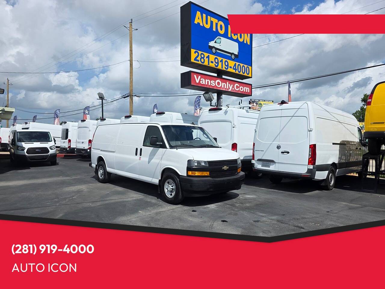 2018 Chevrolet Express Cargo Van Base — Cargo Van — 131,459 mi — Houston, TX