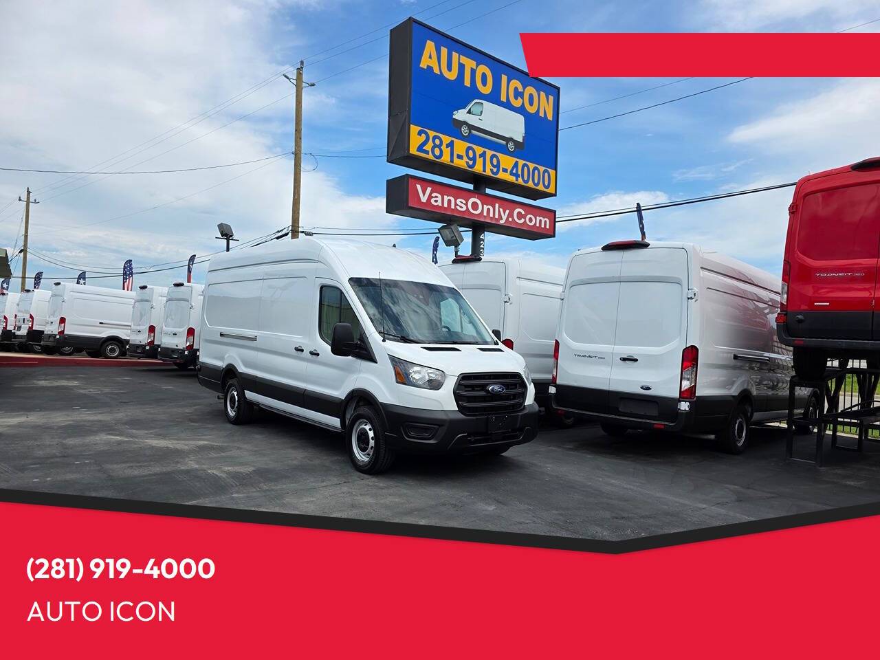 2020 Ford Transit Cargo Van T-250 — Cargo Van — 116,830 mi — Houston, TX